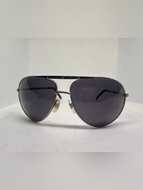 Men's Aviator Sunglasses in Black and bronze accents- Classic Pilot Style